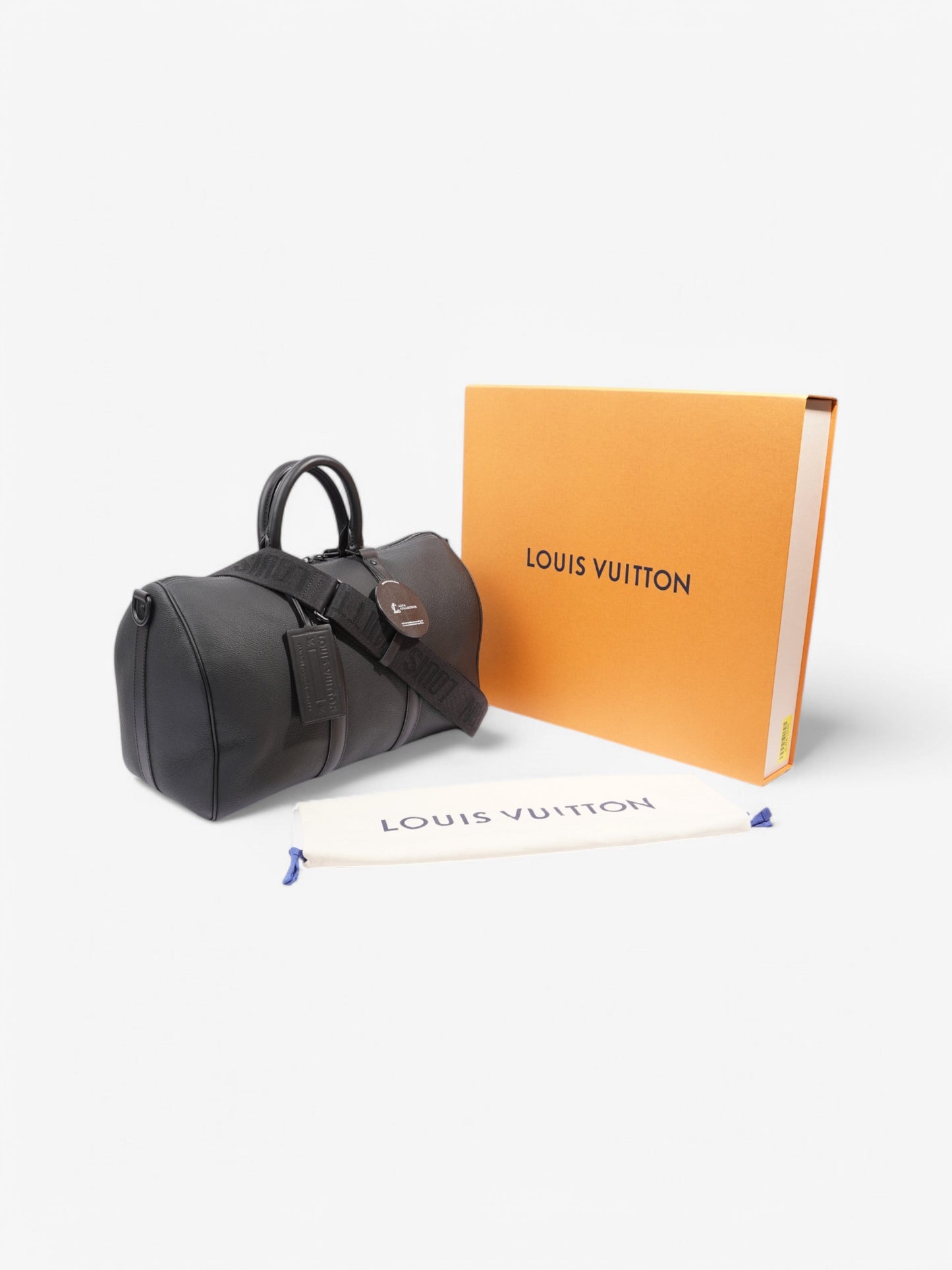 Louis Vuitton Speedy Bandouliere Black Leather 40