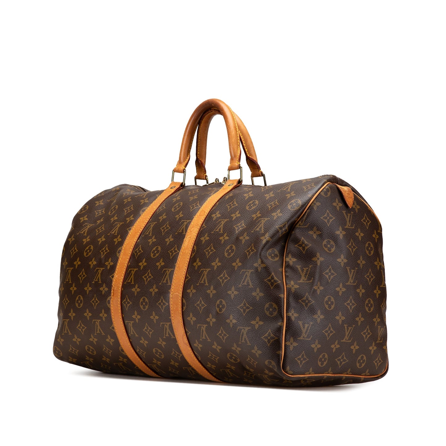 Louis Vuitton Monogram Keepall 50 Brown
