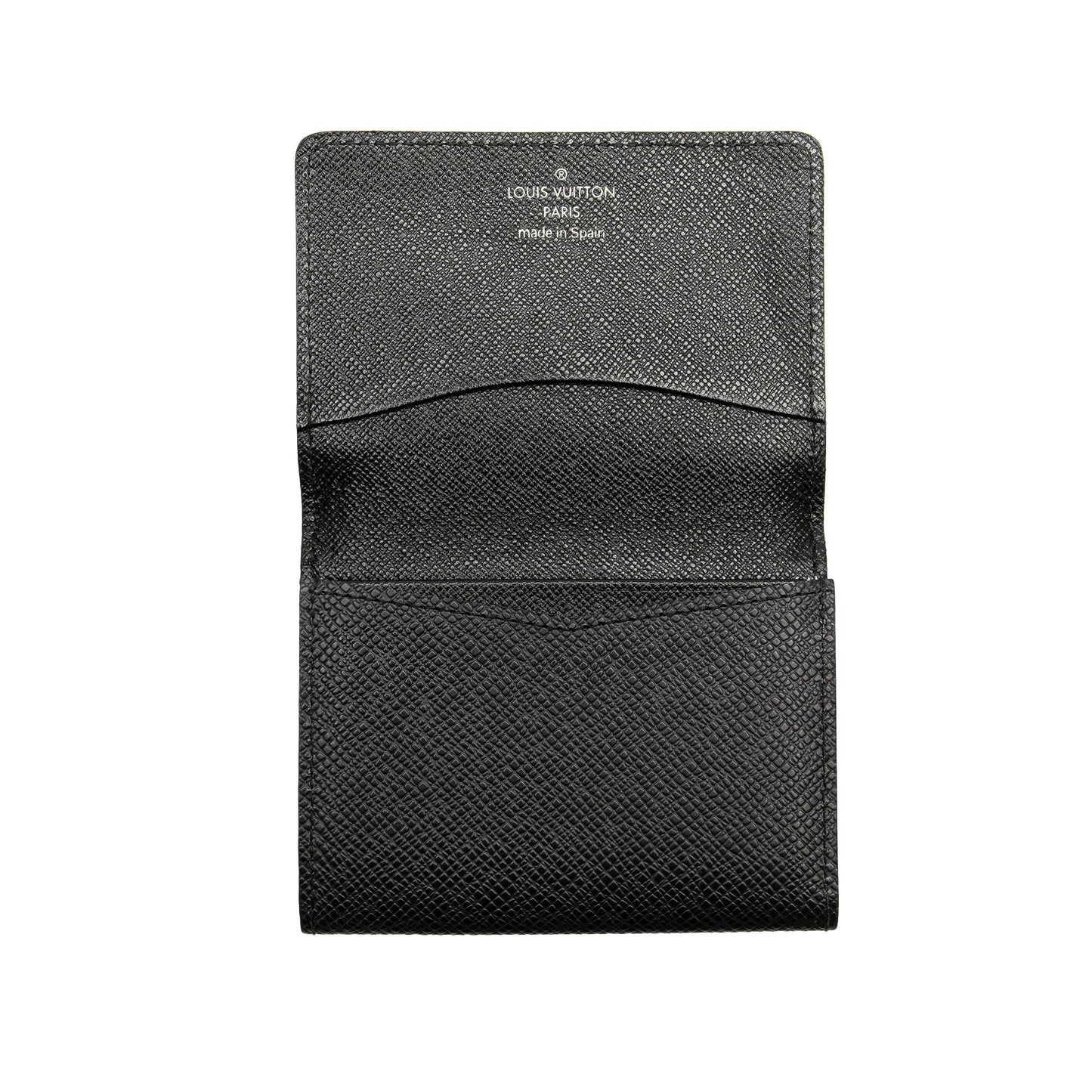 Louis Vuitton Taiga Business Card Holder Black