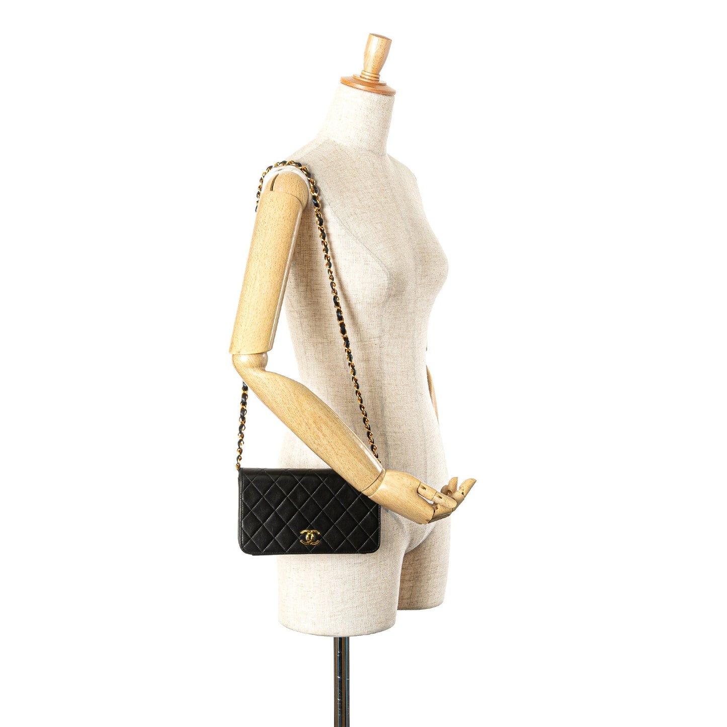 Chanel Mini CC Quilted Lambskin Full Flap Black