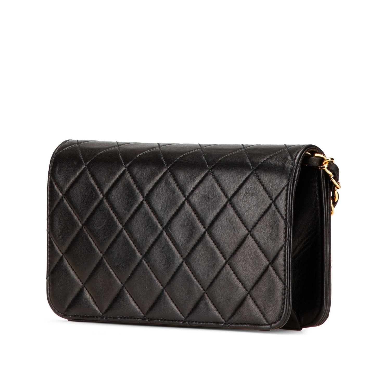 Chanel Mini CC Quilted Lambskin Full Flap Black