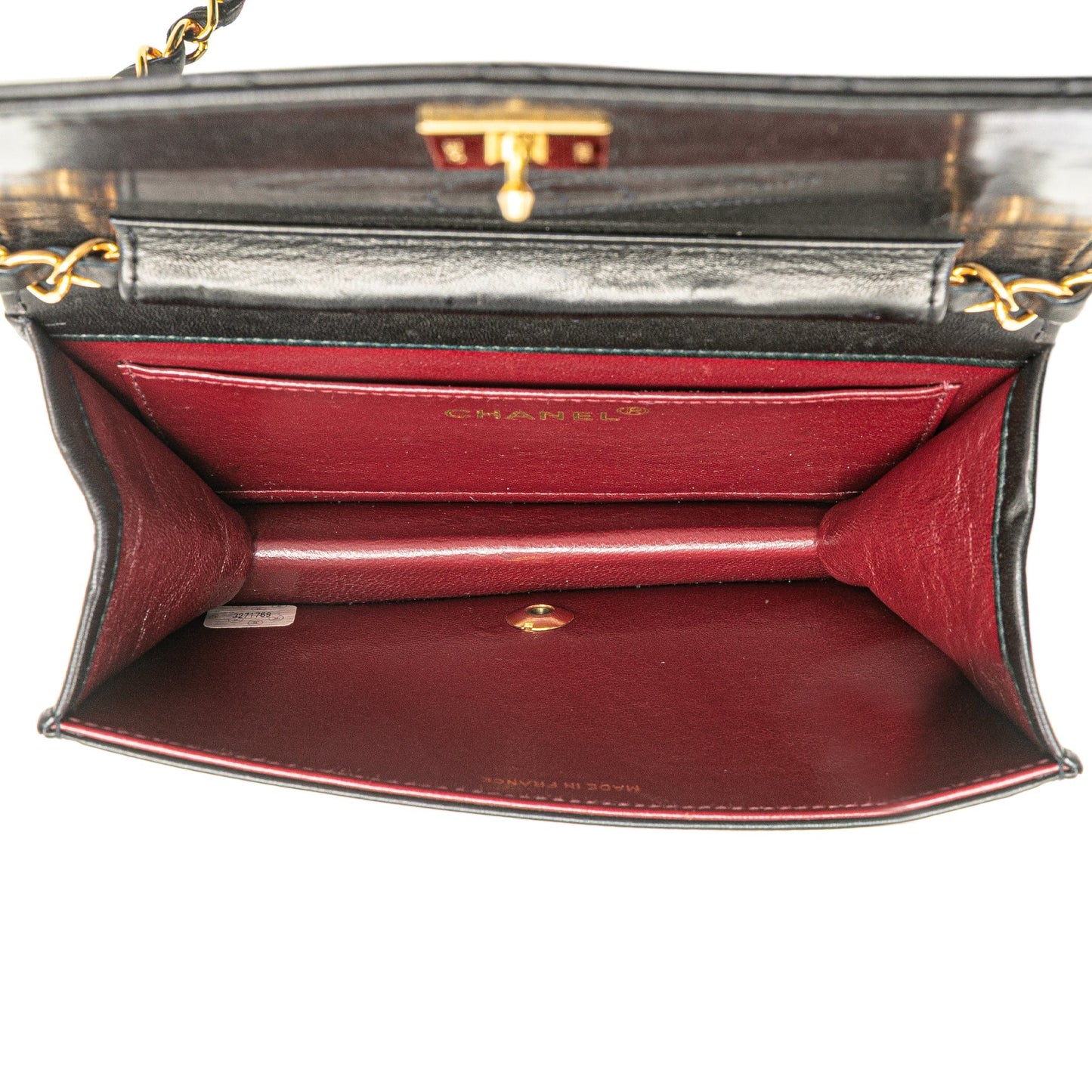 Chanel Mini CC Quilted Lambskin Full Flap Black