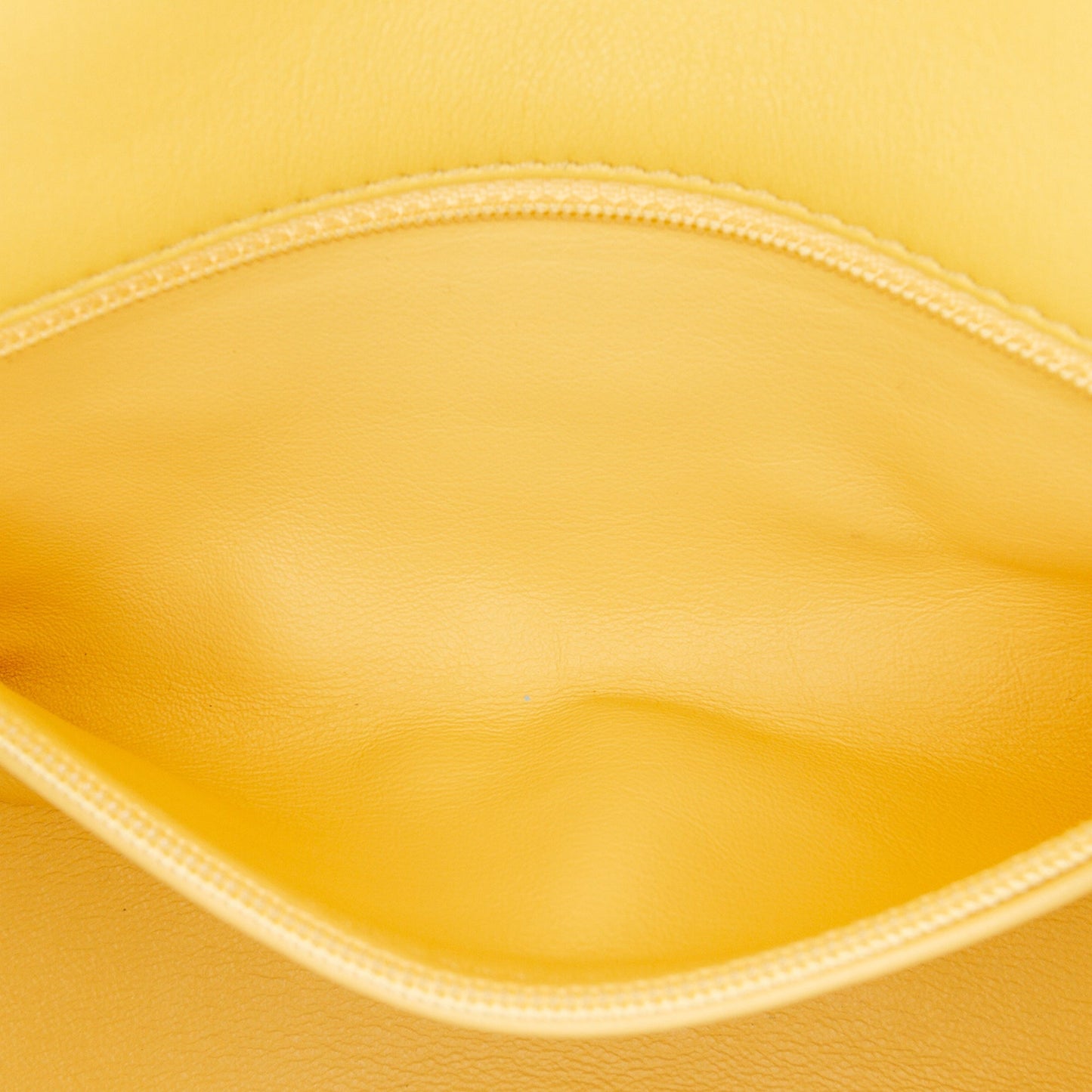 Chanel Quilted Lambskin Chain Is More Flap Yellow