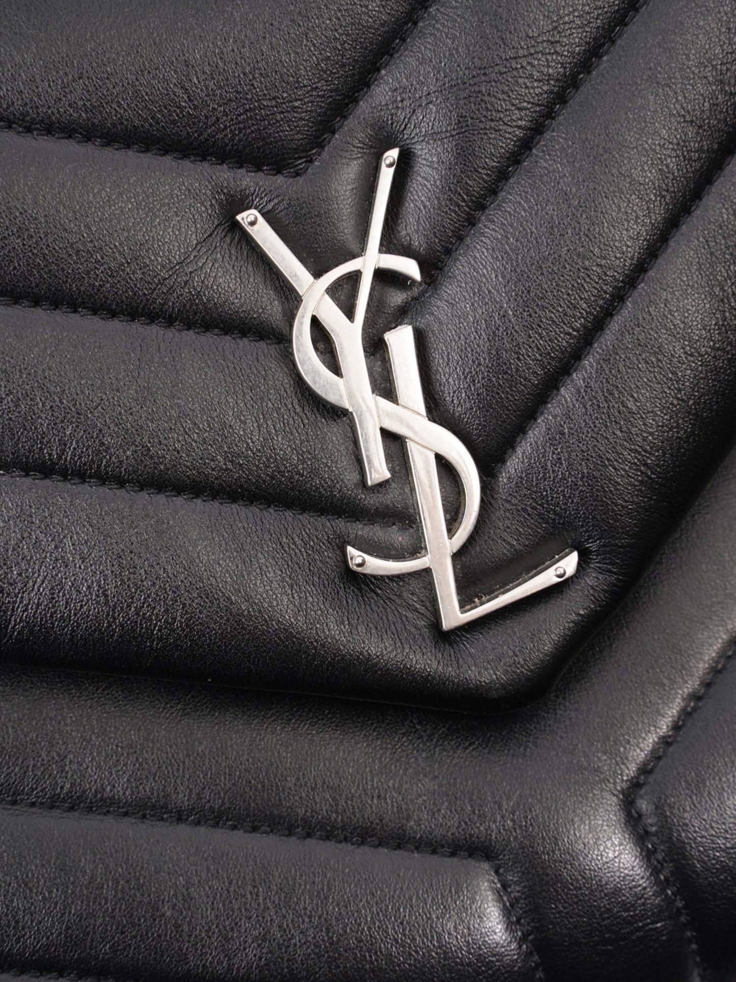 Saint Laurent LouLou Black Leather