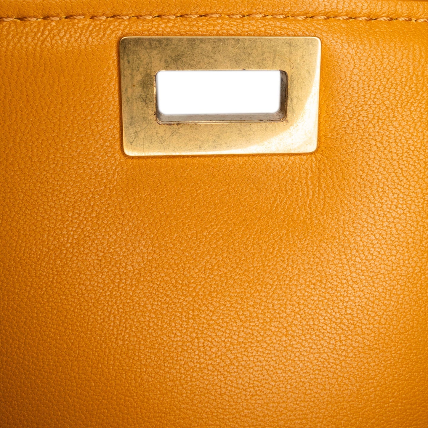 Celine Medium Calfskin Classic Box Brown