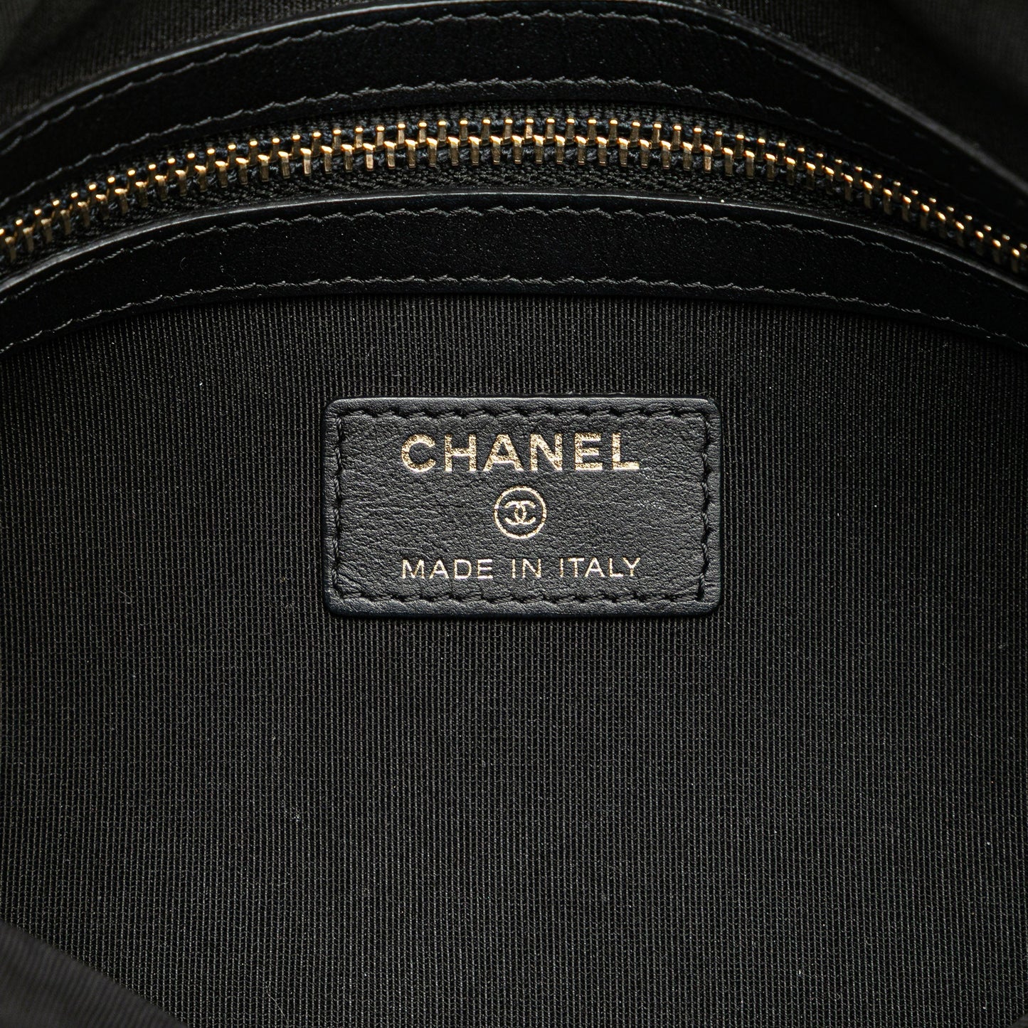 Chanel Medium Quilted Caviar Boy O Case Clutch Black