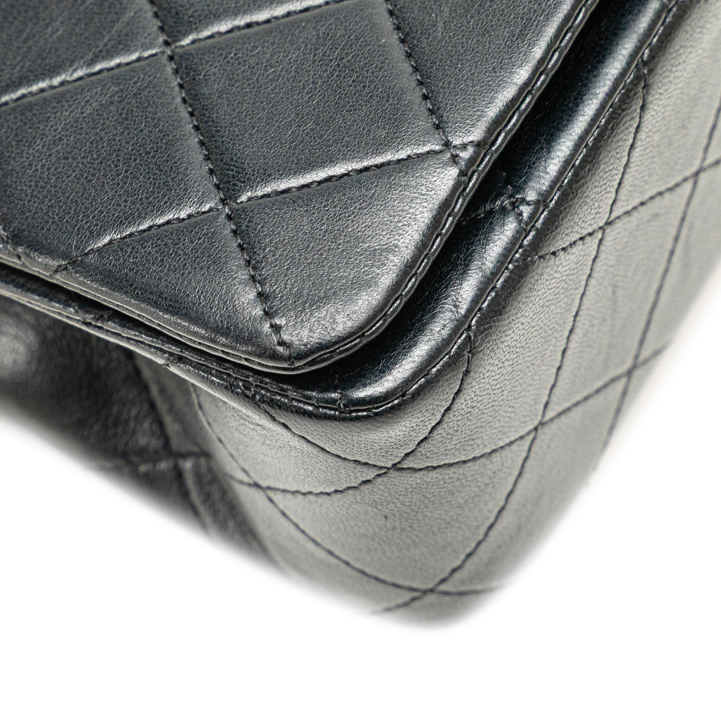Chanel Mini CC Quilted Lambskin Full Flap Black