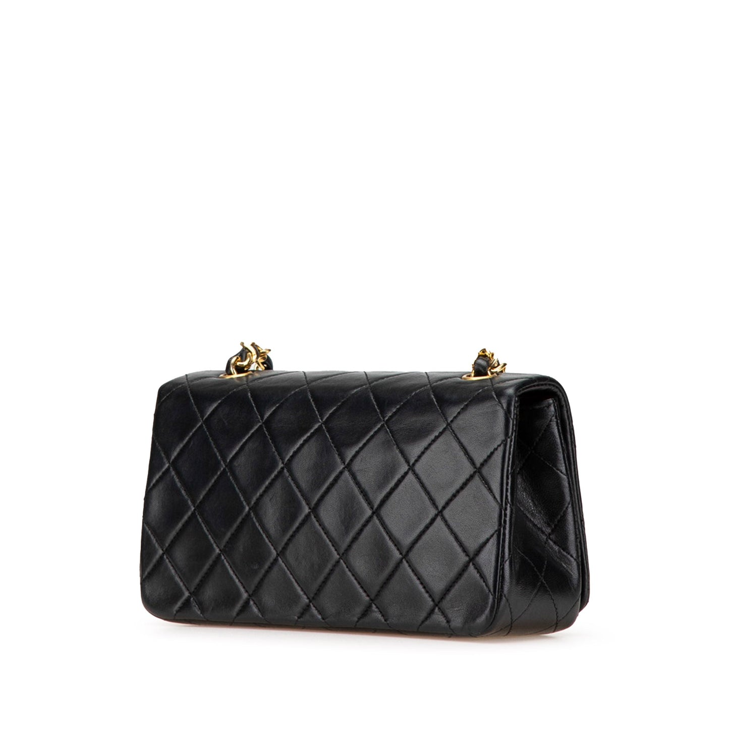 Chanel Mini CC Quilted Lambskin Full Flap Black