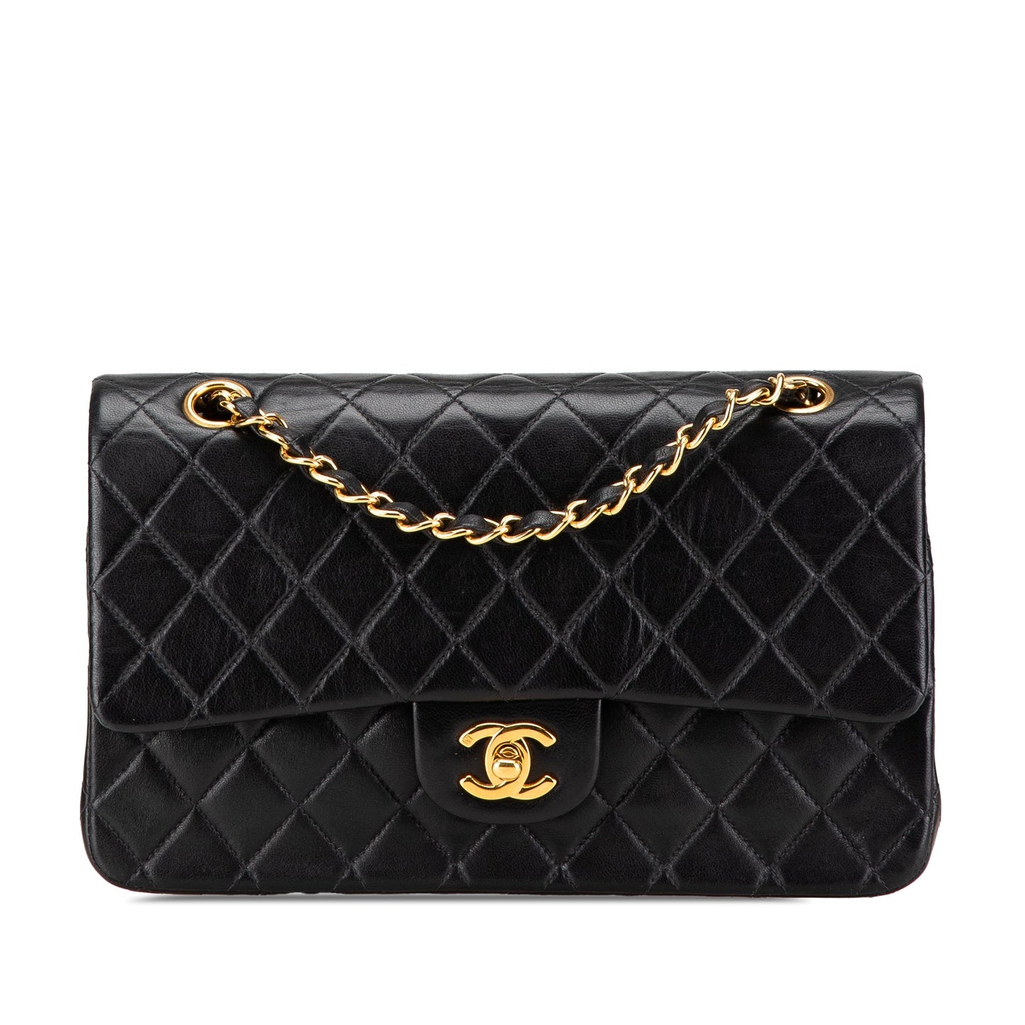 Chanel Medium Classic Lambskin Double Flap Black