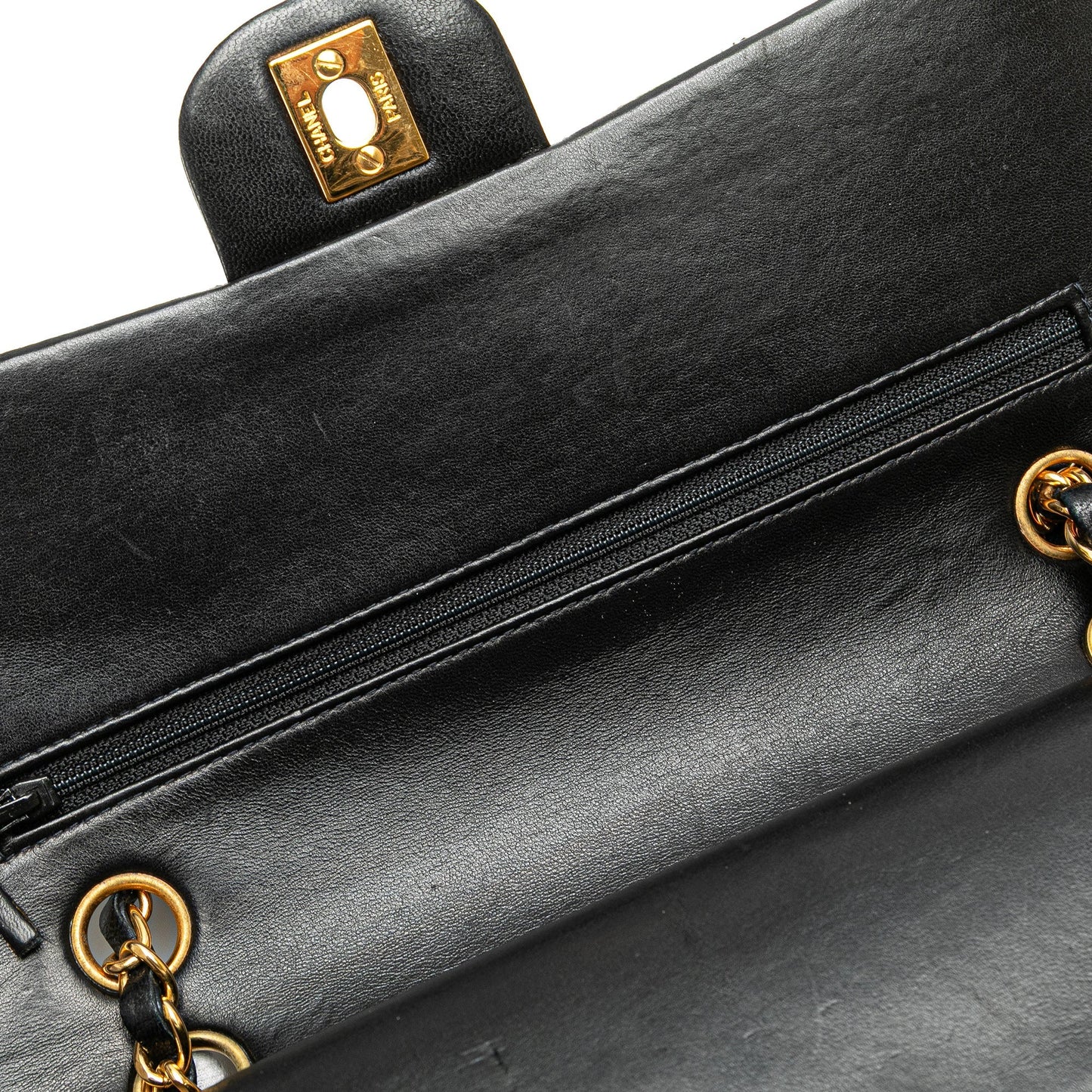 Chanel Medium Classic Lambskin Double Flap Black