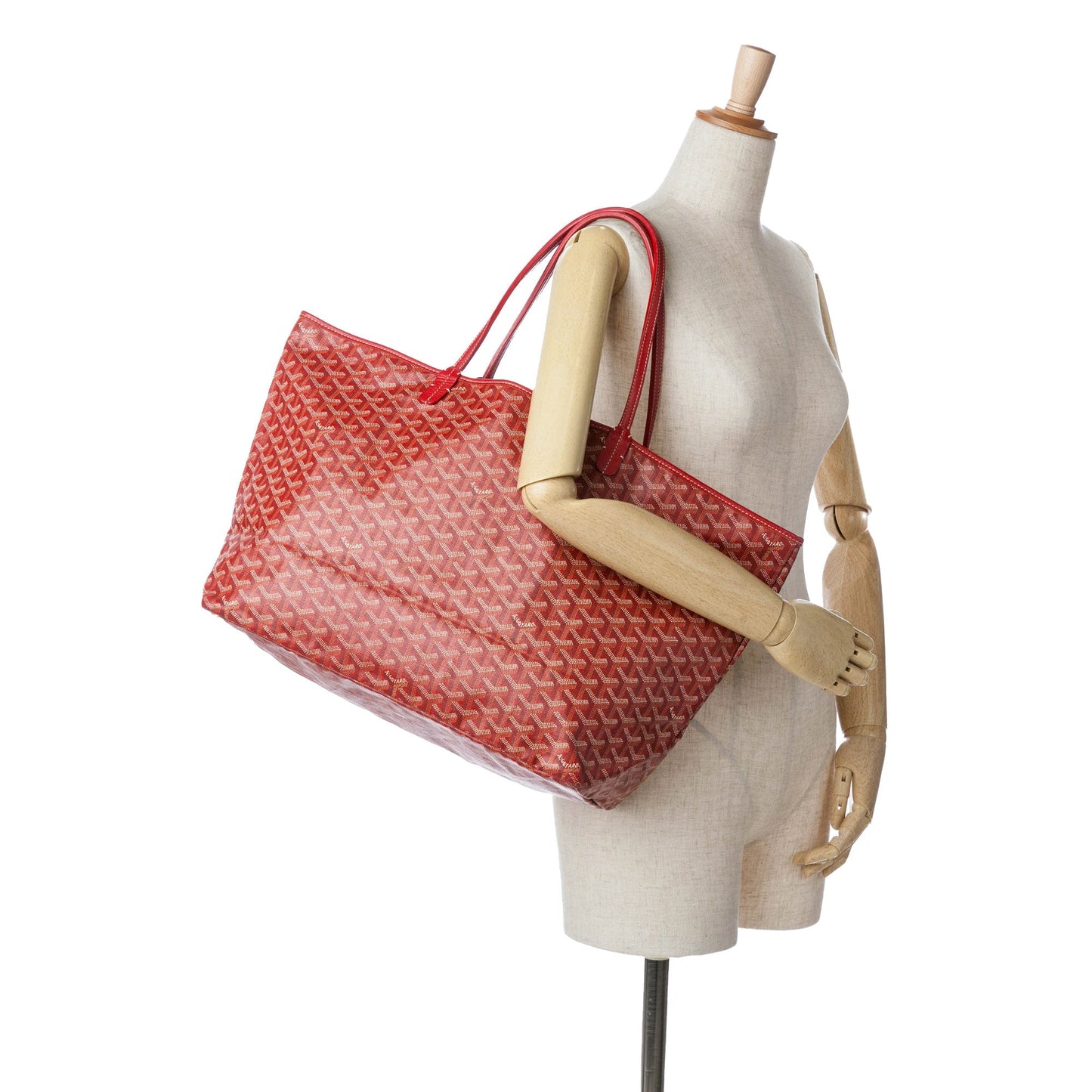 Goyard Goyardine Saint Louis GM Red