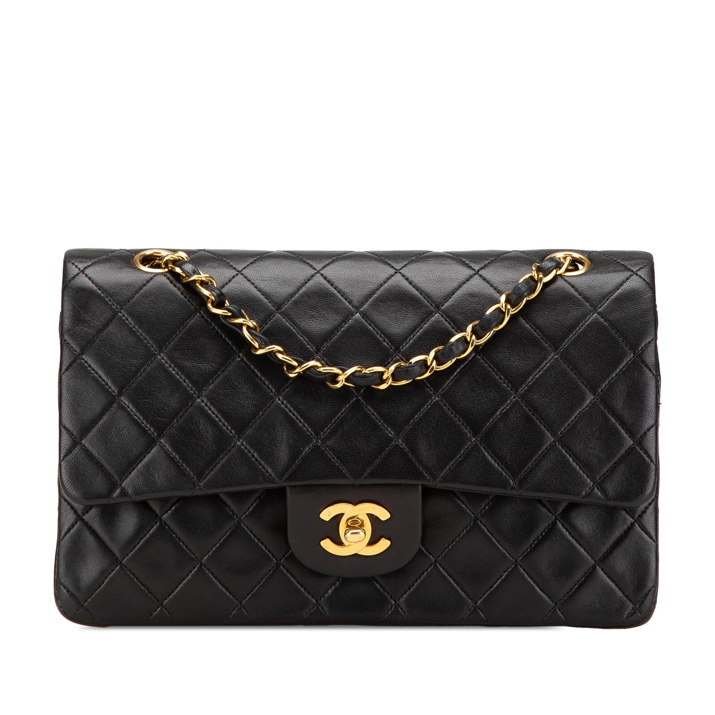 Chanel Medium Classic Lambskin Double Flap Black