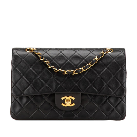 Chanel Medium Classic Lambskin Double Flap Black