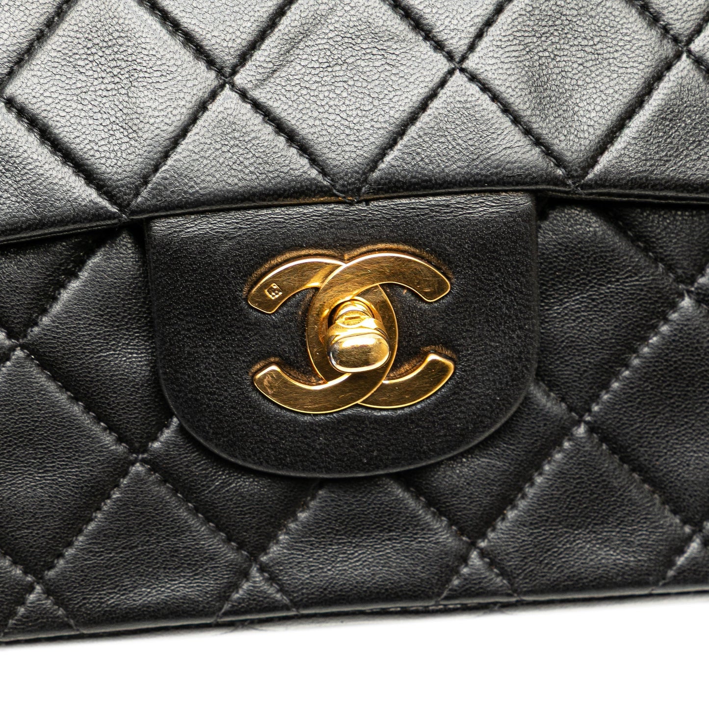 Chanel Medium Classic Lambskin Double Flap Black