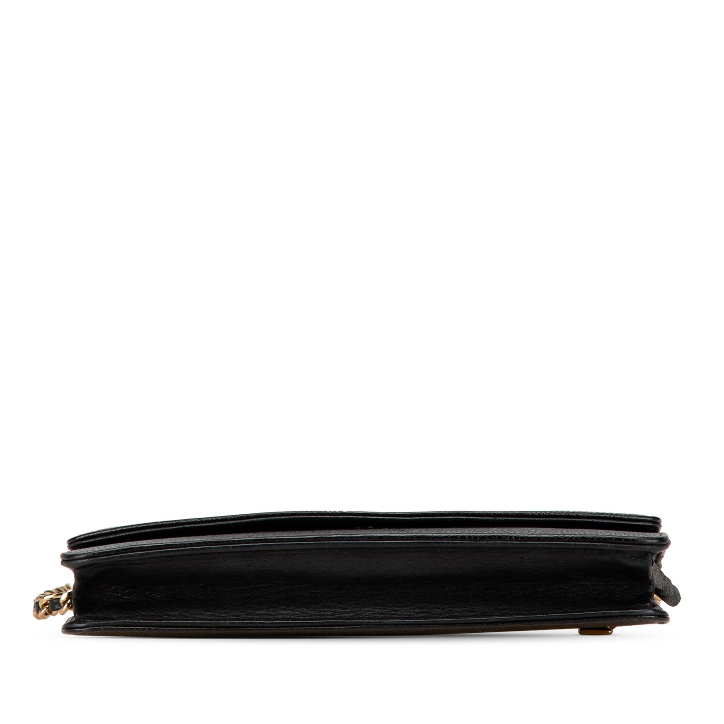 Chanel CC Caviar Wallet on Chain Black