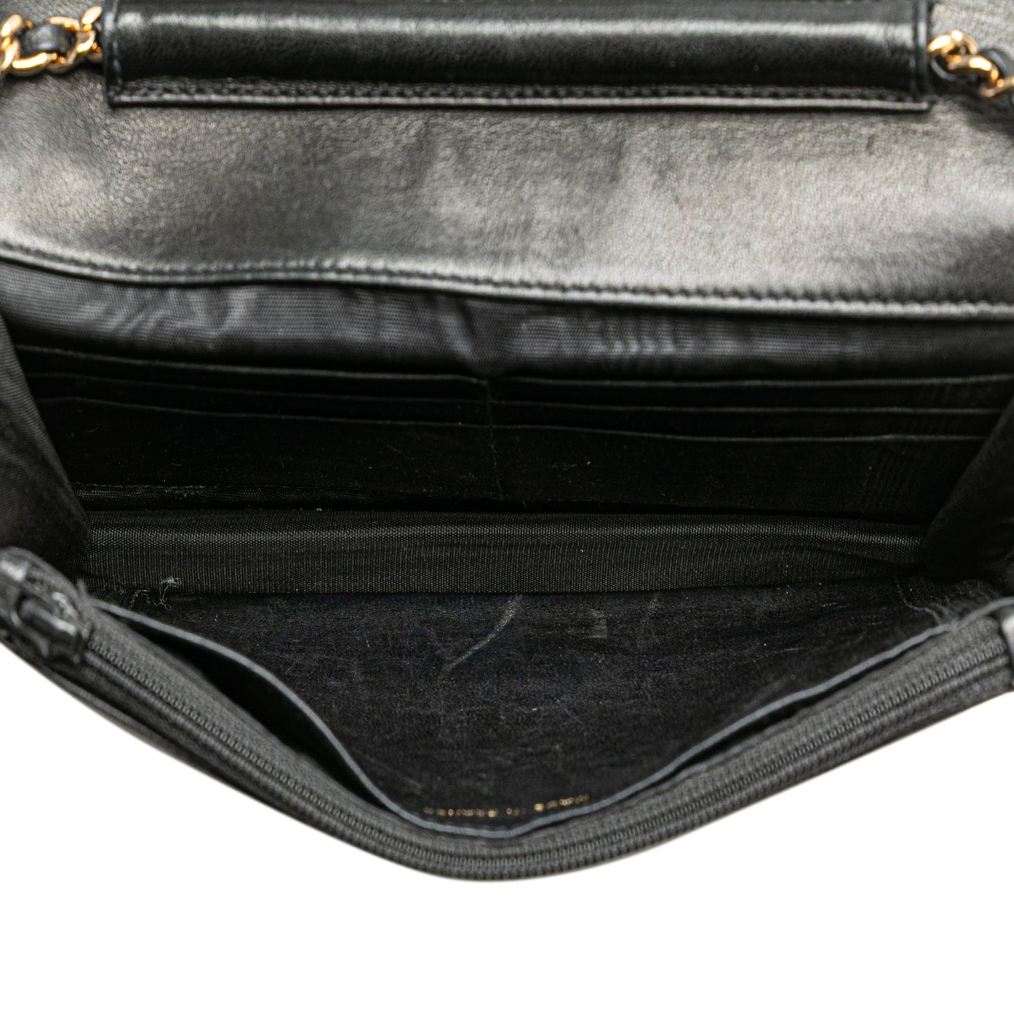 Chanel CC Caviar Wallet on Chain Black