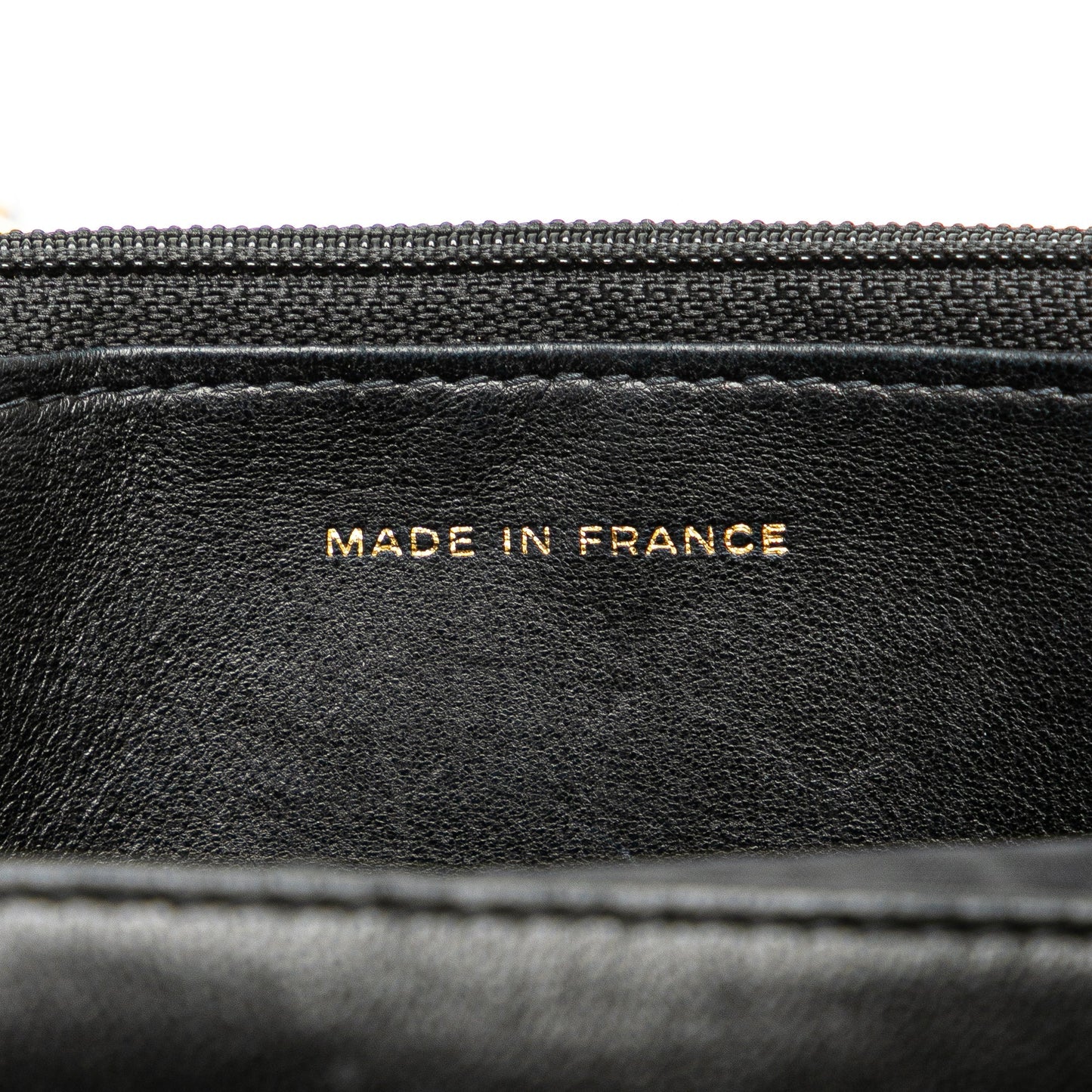 Chanel CC Caviar Wallet on Chain Black