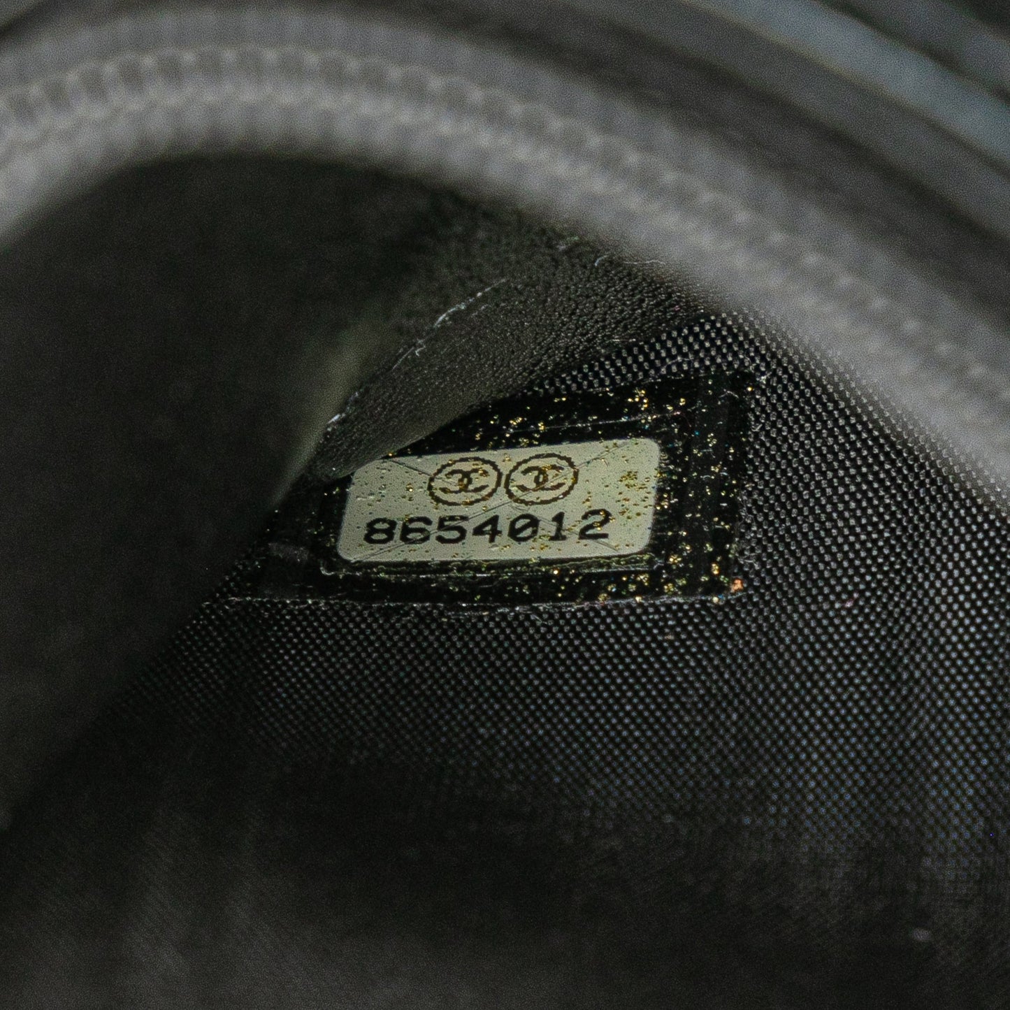 Chanel CC Caviar Wallet on Chain Black