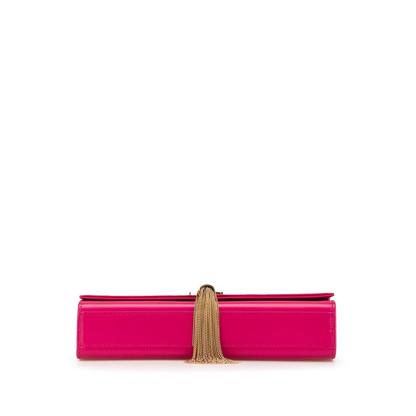 Saint Laurent Medium Smooth Calfskin Classic Monogram Kate Tassel Crossbody Pink