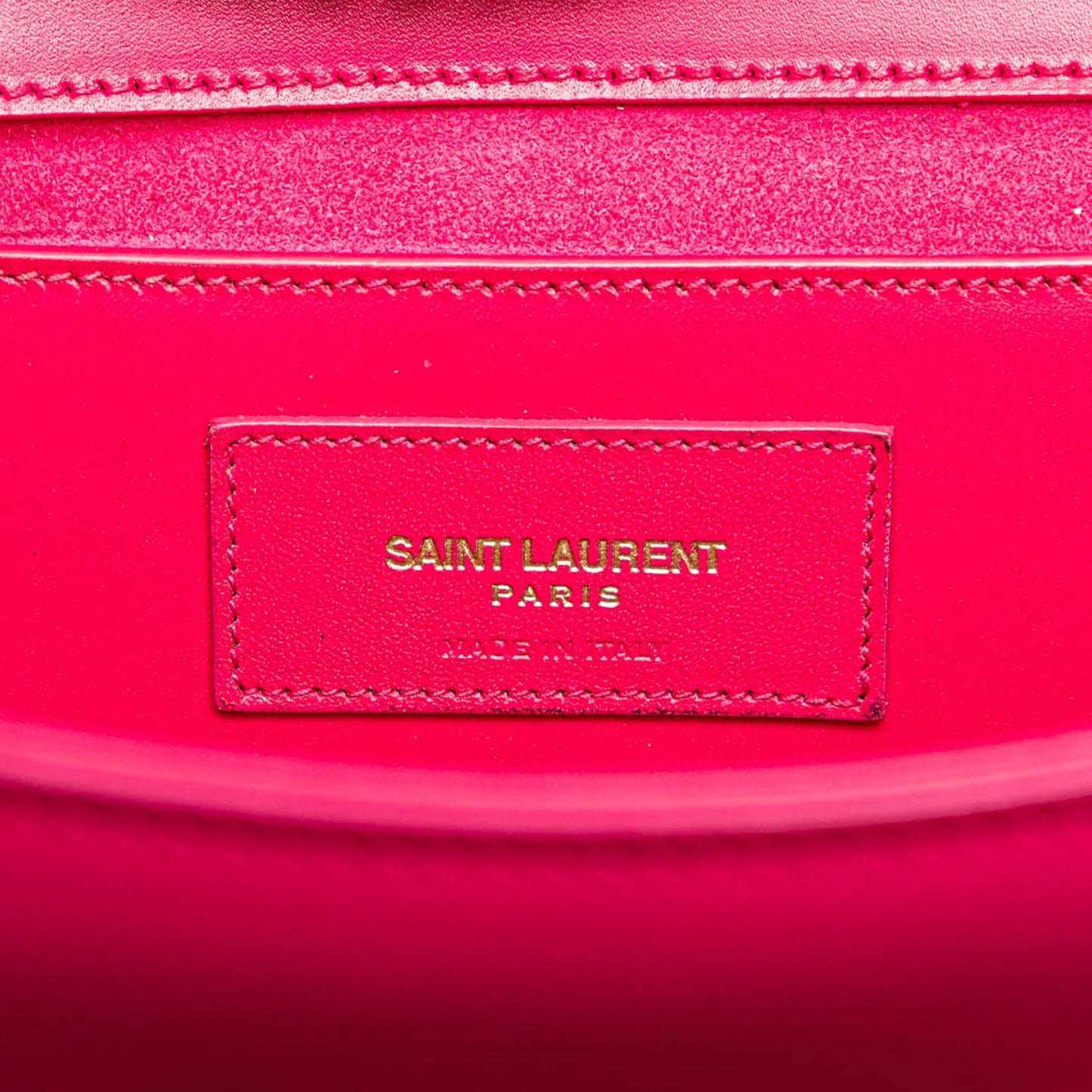 Saint Laurent Medium Smooth Calfskin Classic Monogram Kate Tassel Crossbody Pink