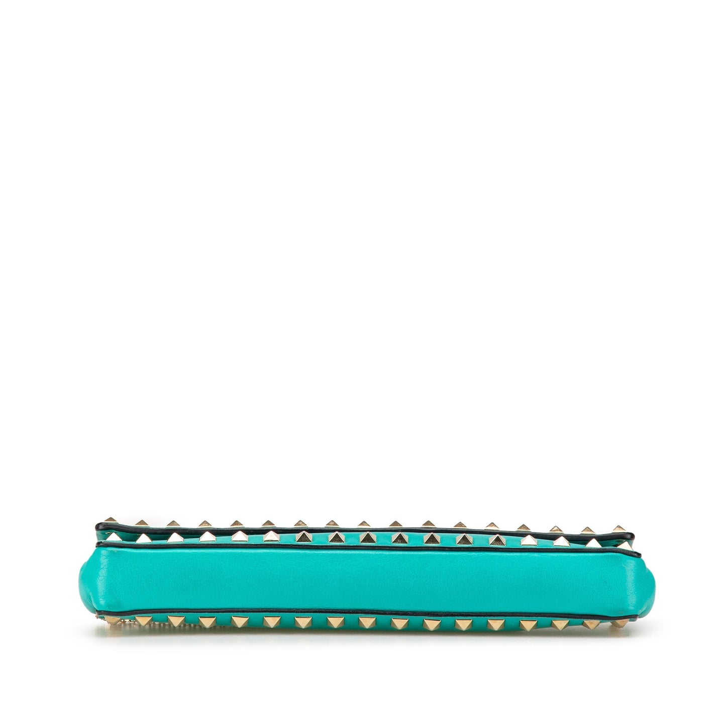 Valentino Nappa Rockstud Bangle Clutch Blue