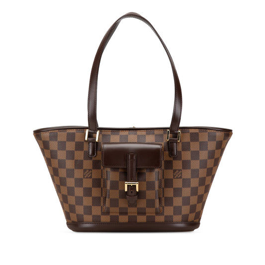 Louis Vuitton Damier Ebene Manosque PM Brown