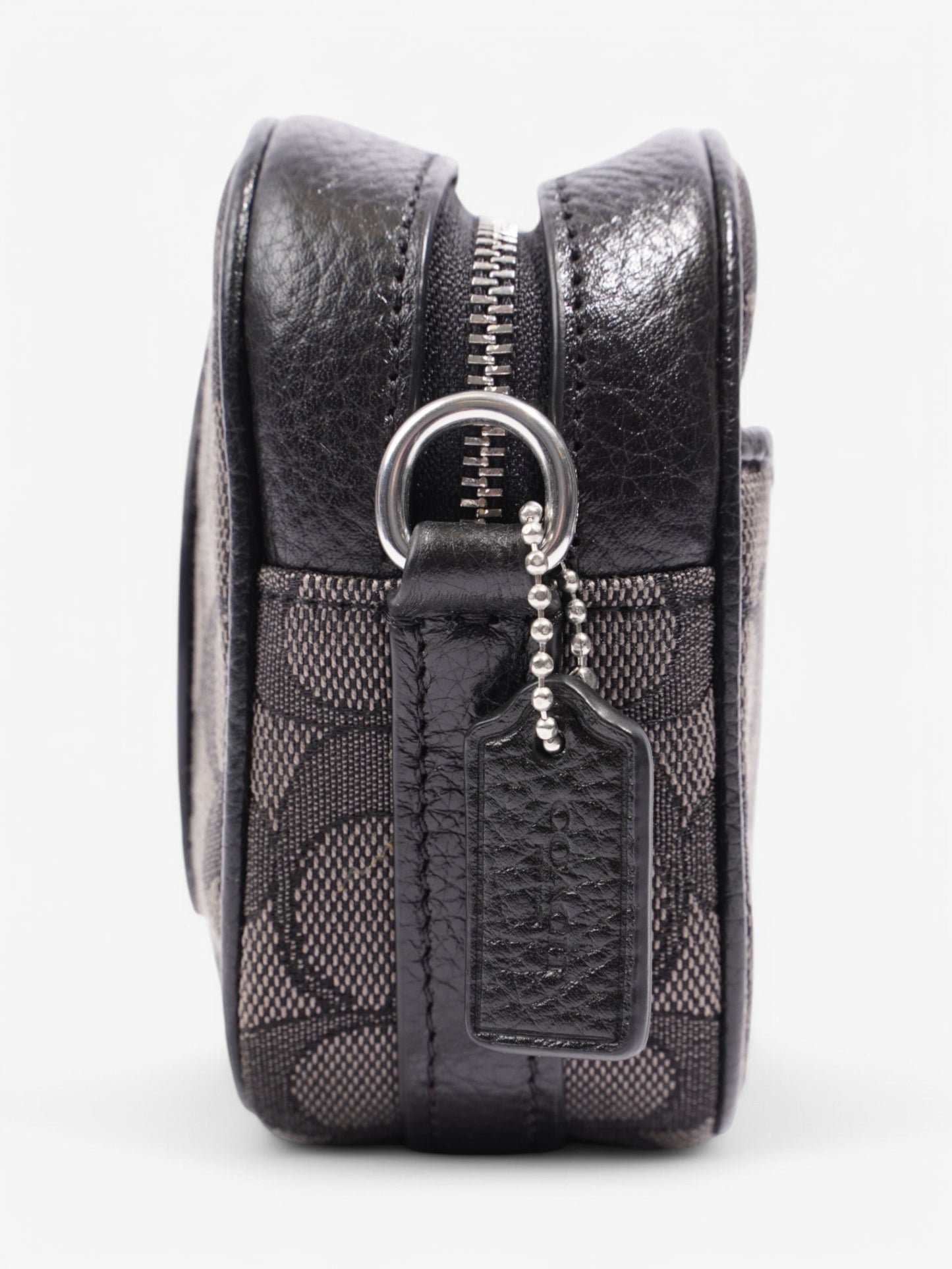 Coach Dempsey Camera Bag  Black / White Canvas