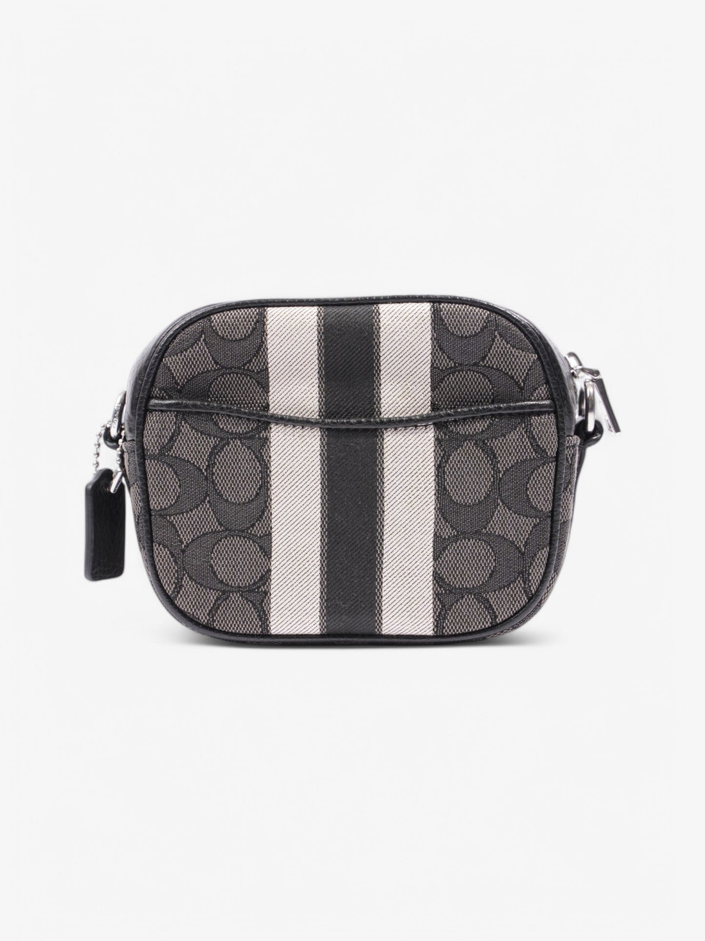 Coach Dempsey Camera Bag  Black / White Canvas