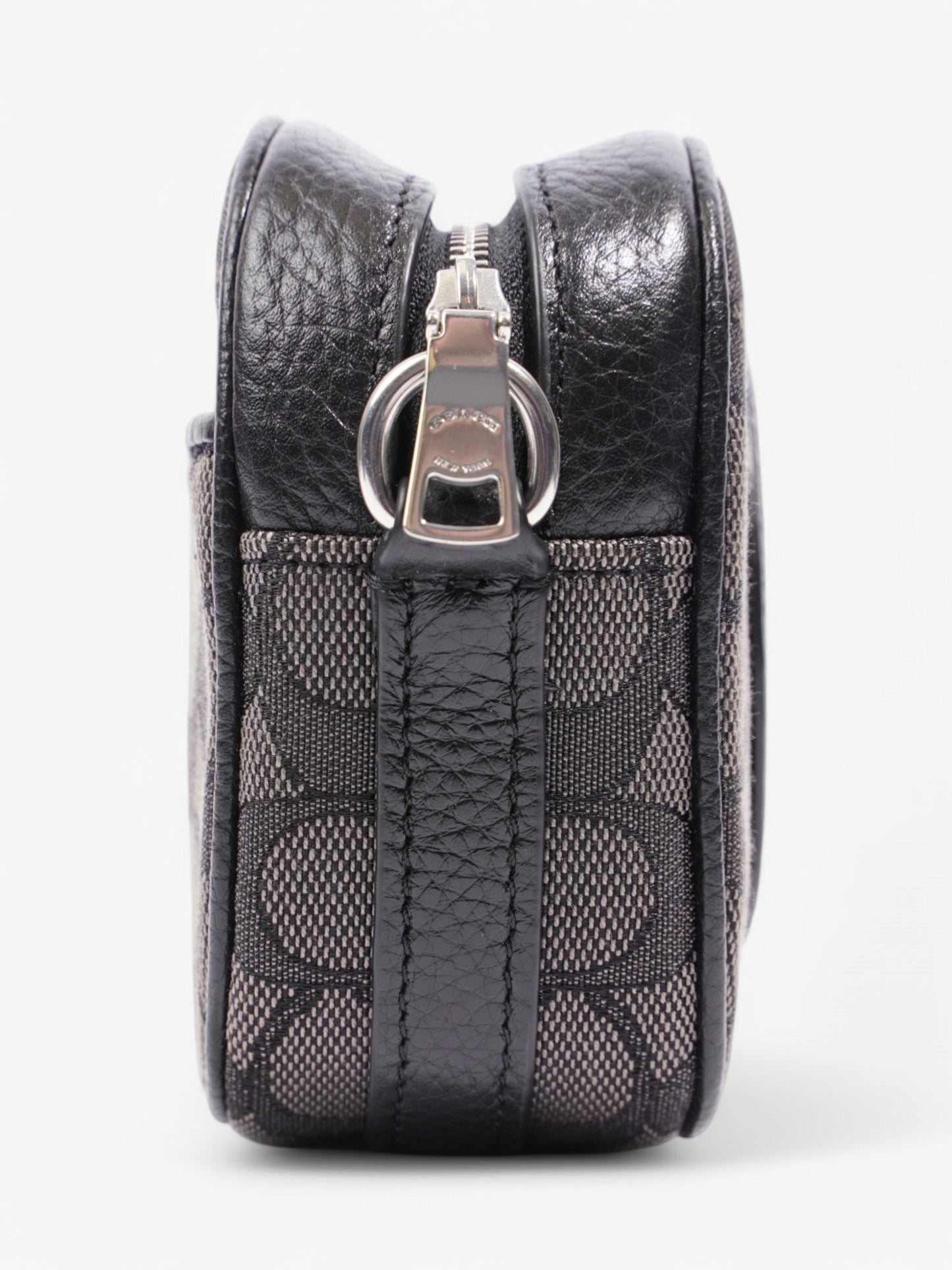 Coach Dempsey Camera Bag  Black / White Canvas