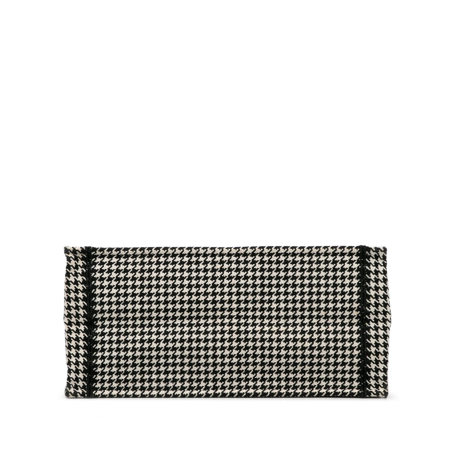 Dior Medium Houndstooth Book Tote Black