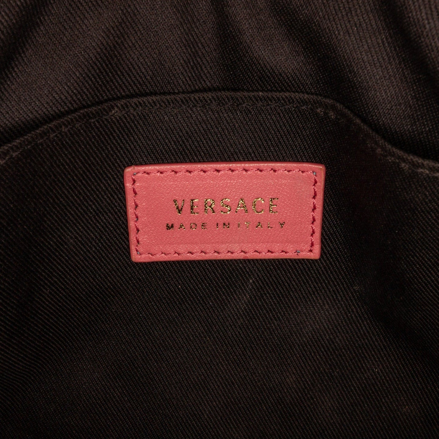 Versace Quilted Medusa Crossbody Pink