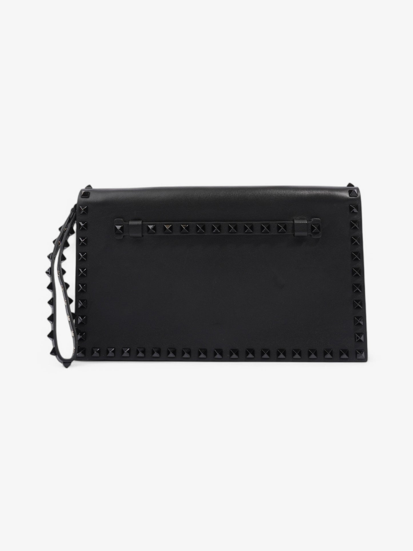 Valentino Rockstud clutch Black Leather
