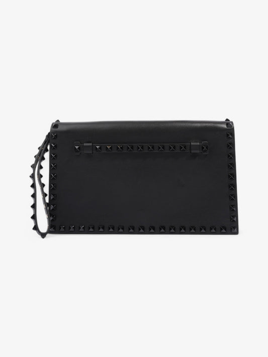Valentino Rockstud clutch Black Leather