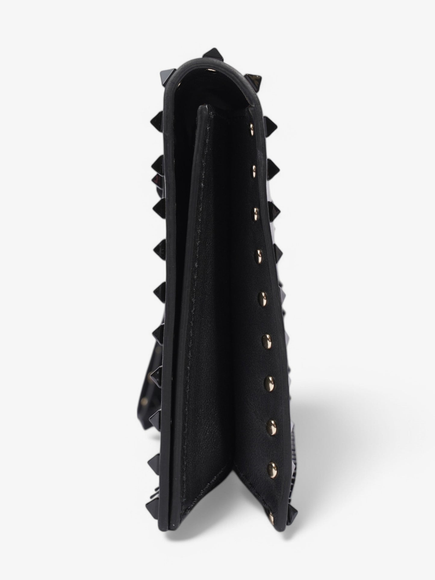Valentino Rockstud clutch Black Leather