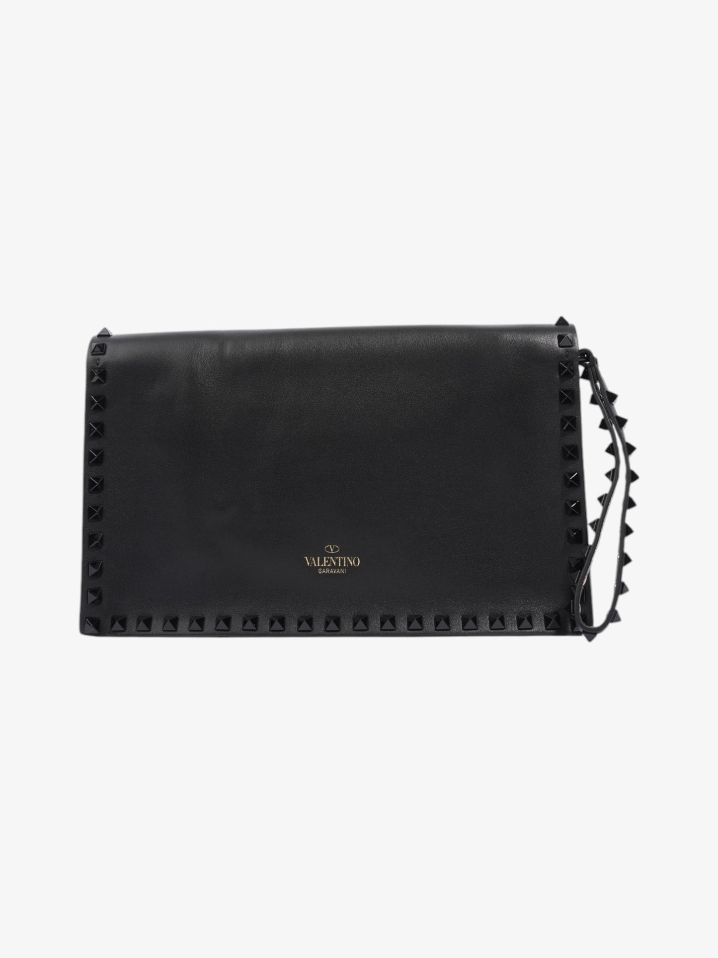 Valentino Rockstud clutch Black Leather