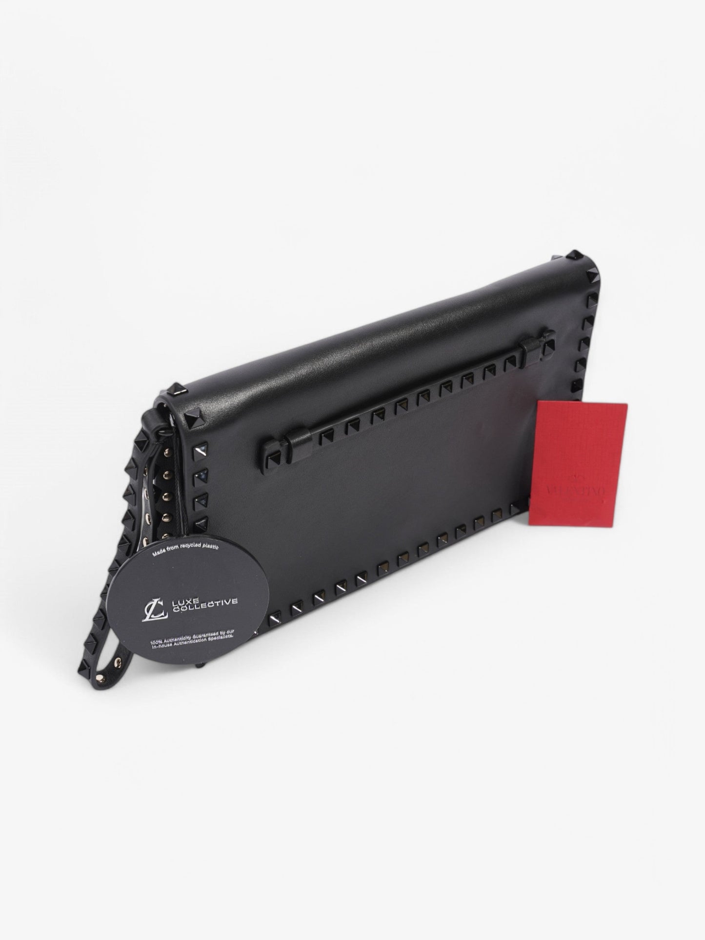 Valentino Rockstud clutch Black Leather