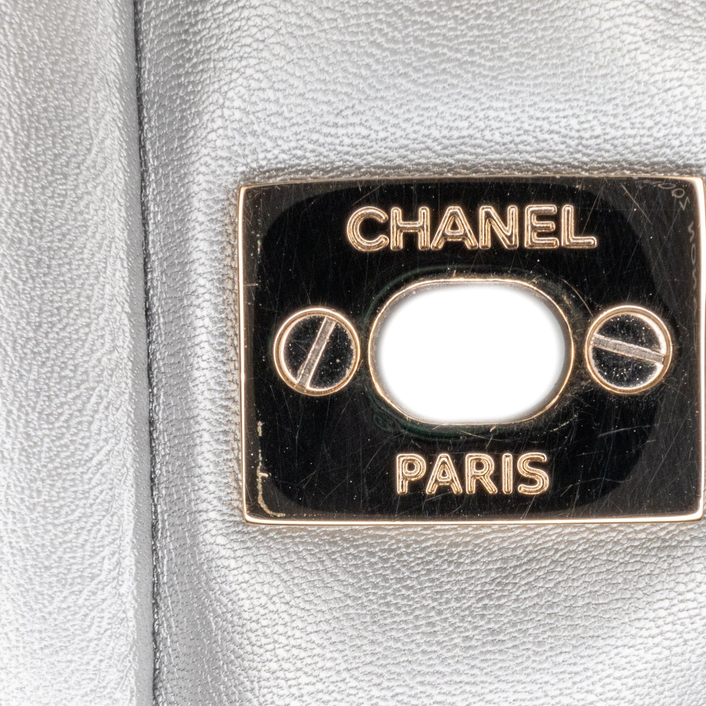 Chanel Medium Classic Nylon Cat Emoticon Double Flap White