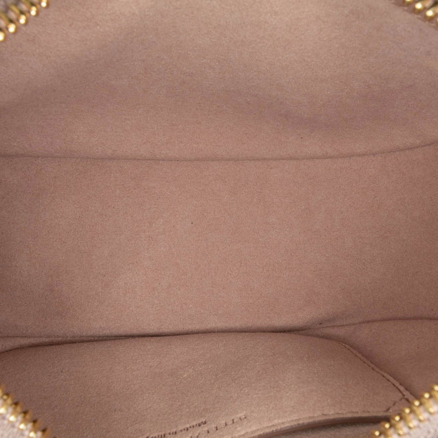 Stella McCartney Mini Frayme Zipped Satchel Brown