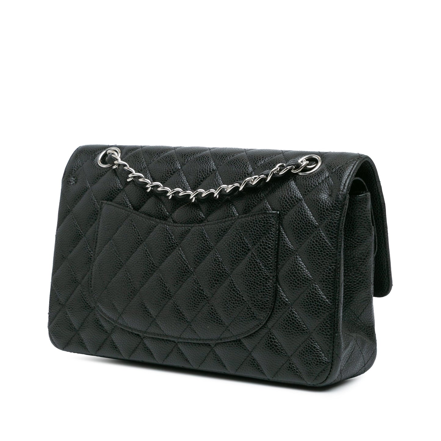 Chanel Medium Classic Caviar Double Flap Black