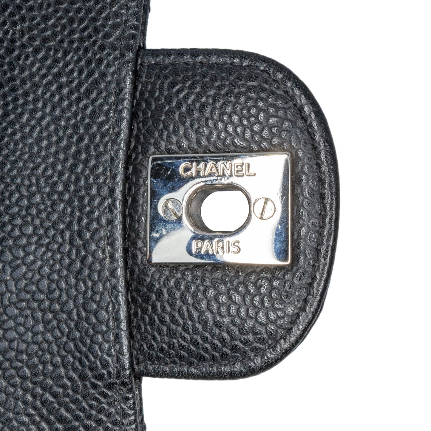 Chanel Medium Classic Caviar Double Flap Black