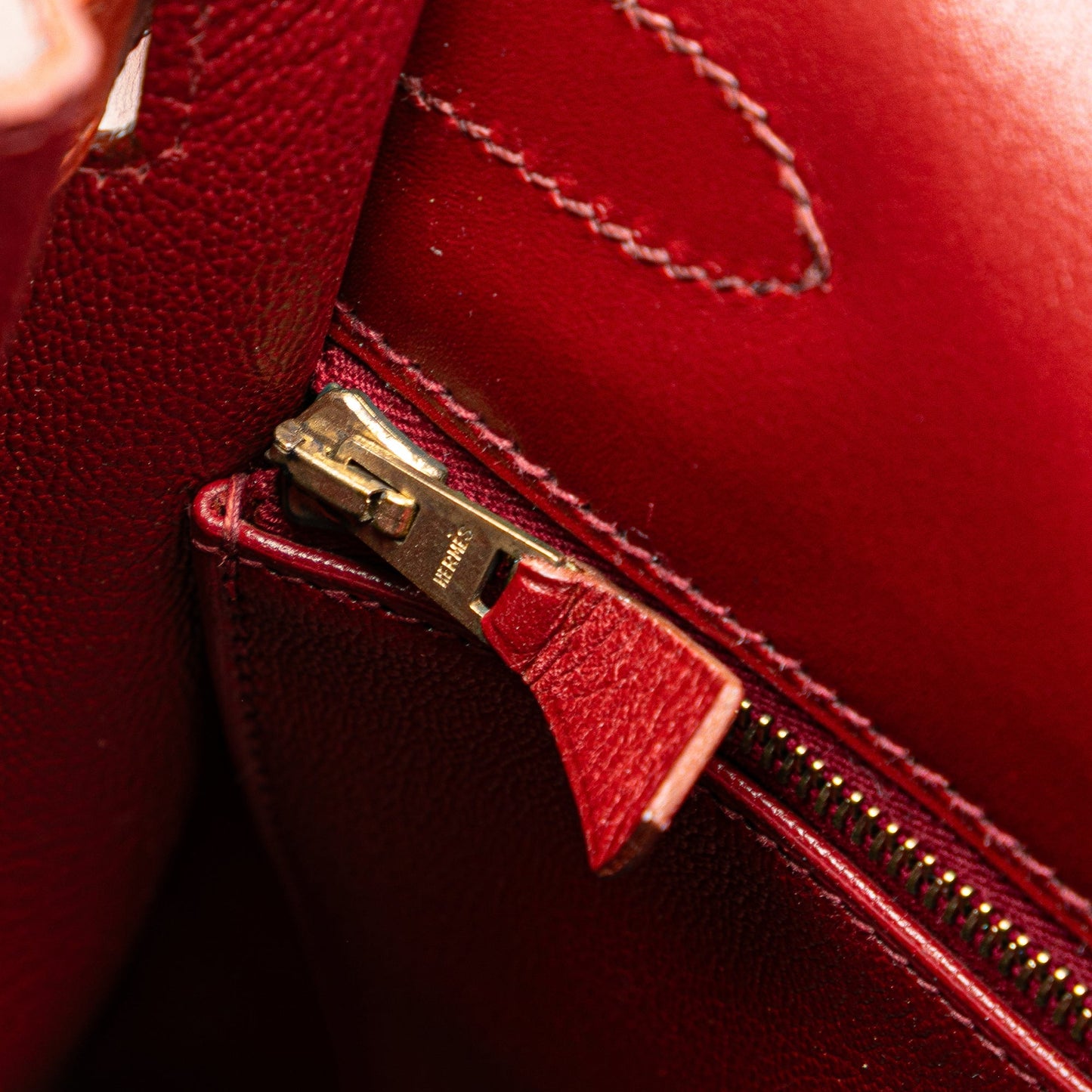 Hermès Tricolor Box Calf Kelly Sellier 32 Brown