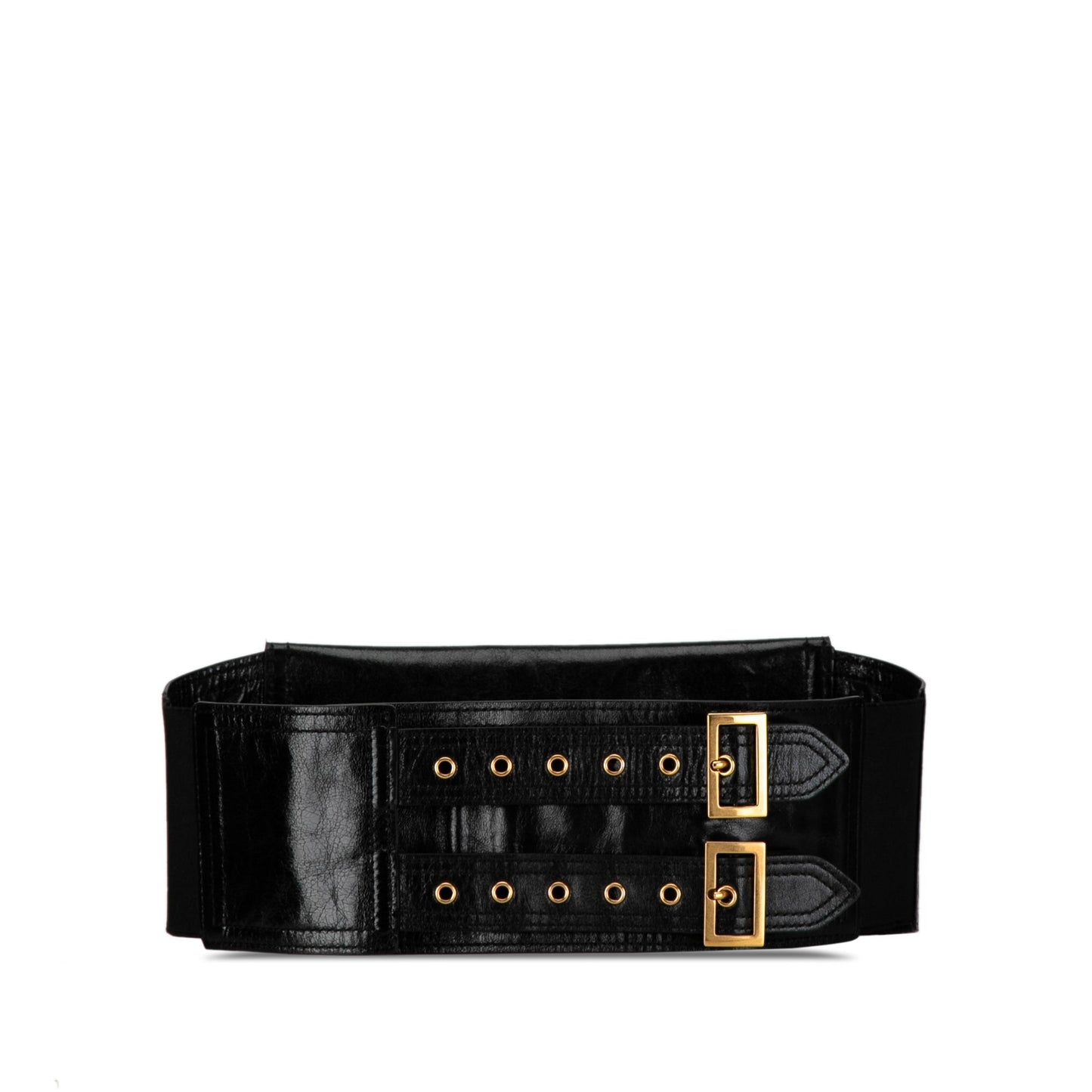 Dior Crinkled Lambskin Saddle Belt Bag Black