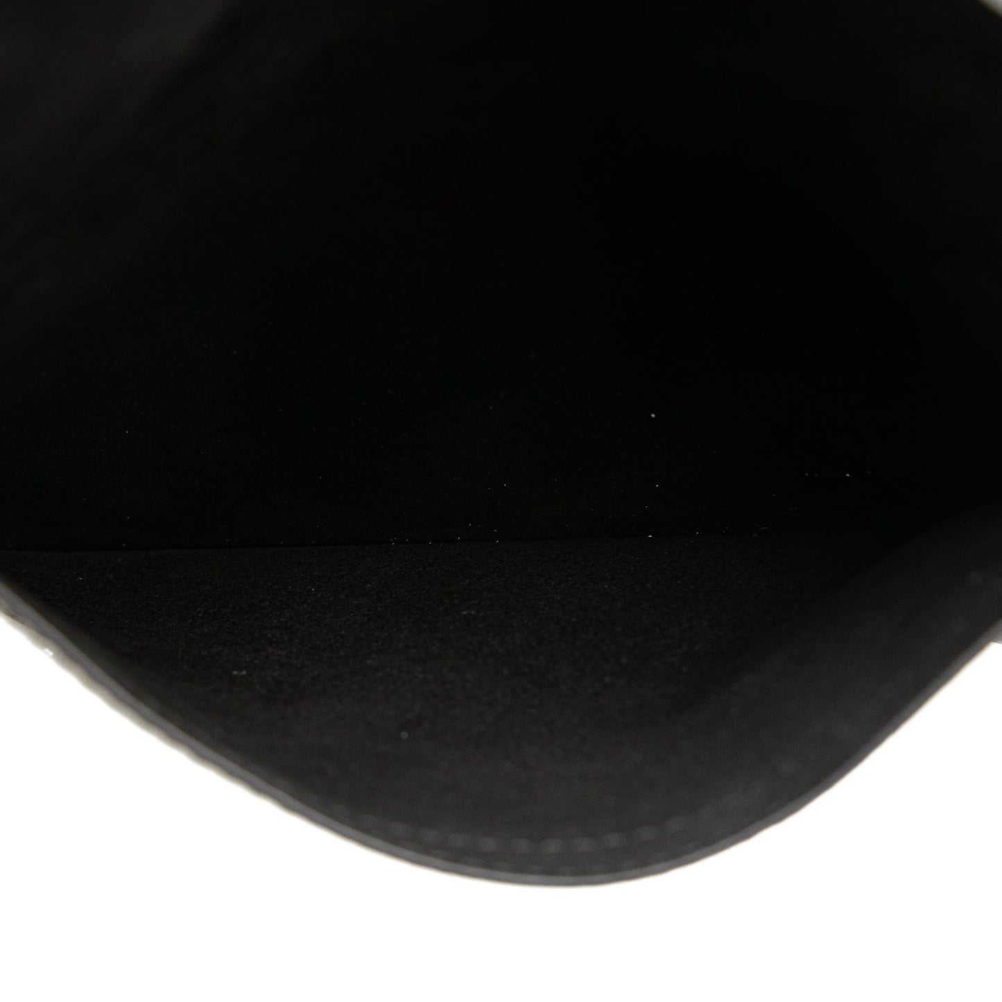 Dior Crinkled Lambskin Saddle Belt Bag Black