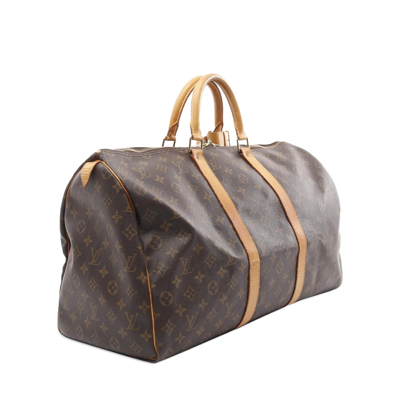 Louis Vuitton Monogram Keepall 50 Brown