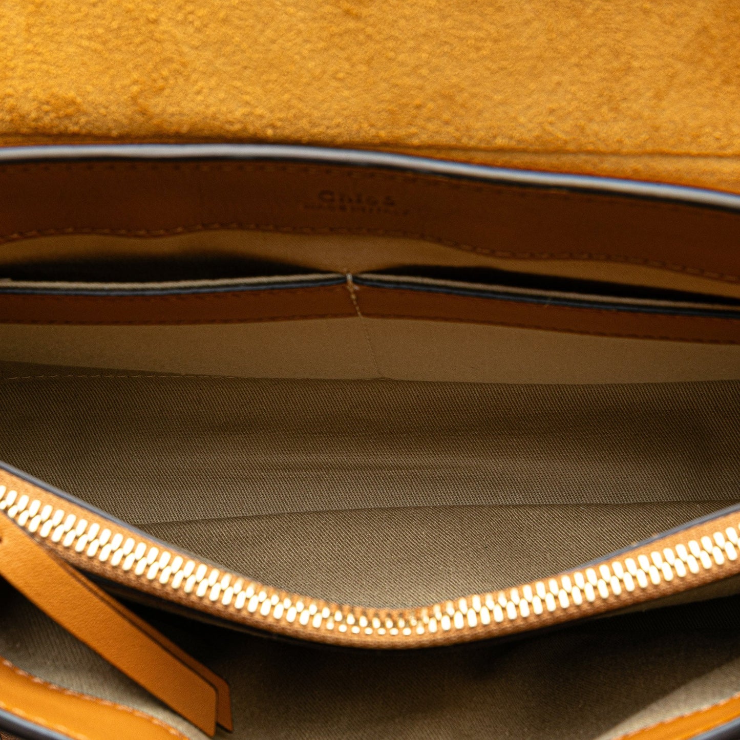 Chloé Small Leather Faye Day Satchel Brown
