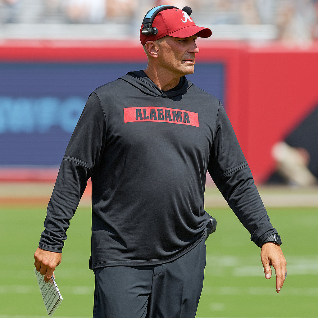 Alabama 2025 Kalen Deboer Black Hoodie
