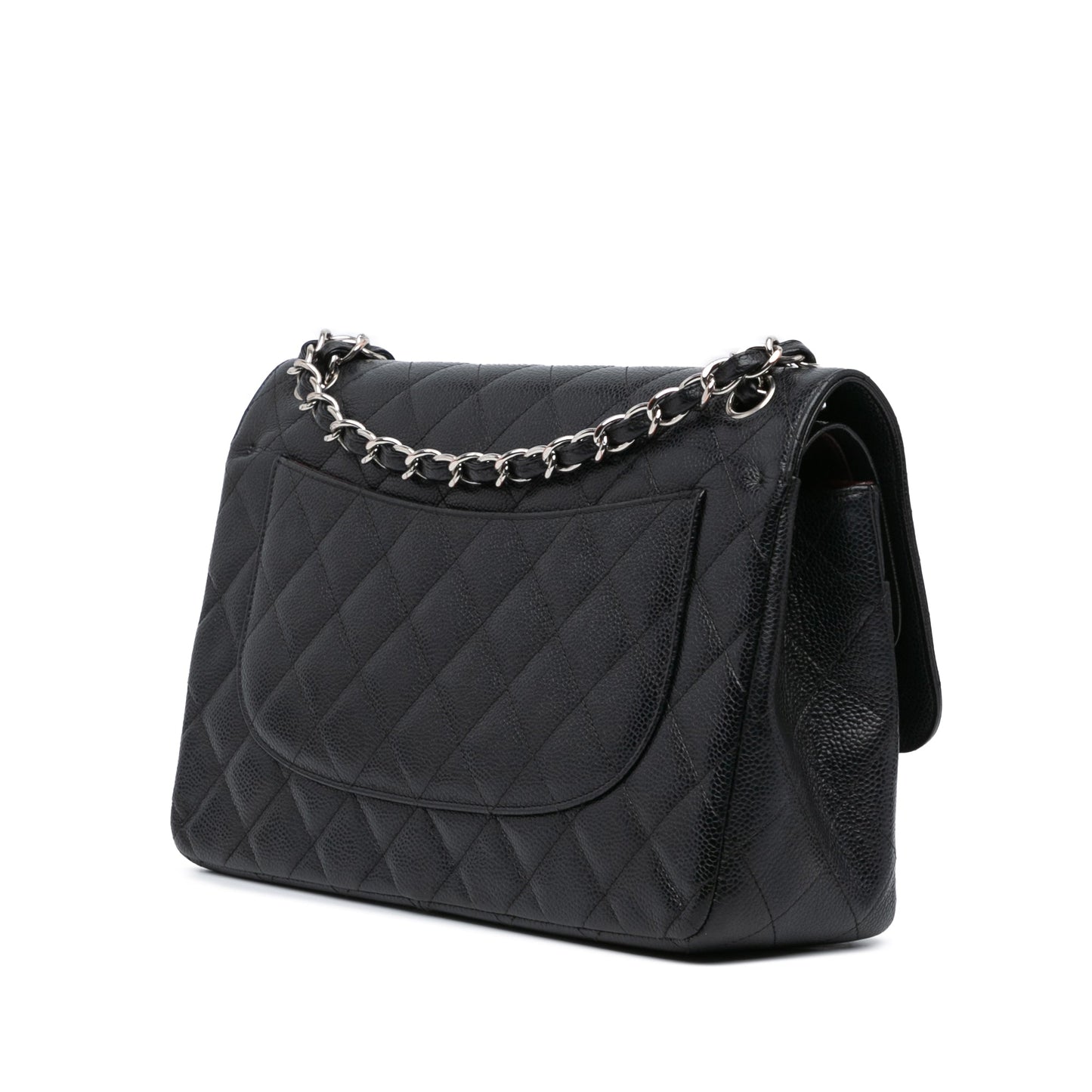 Chanel Jumbo Classic Caviar Double Flap Black