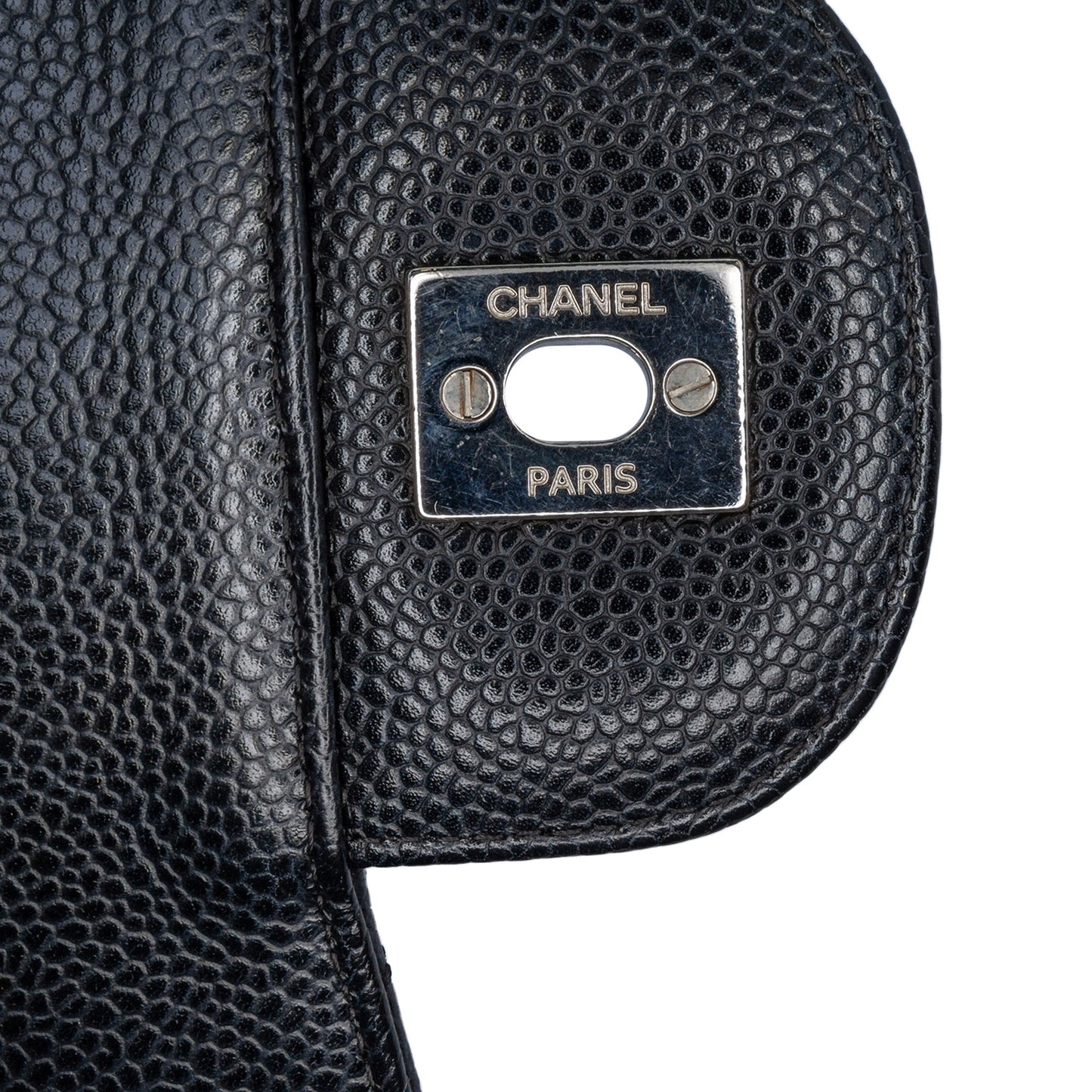 Chanel Jumbo Classic Caviar Double Flap Black