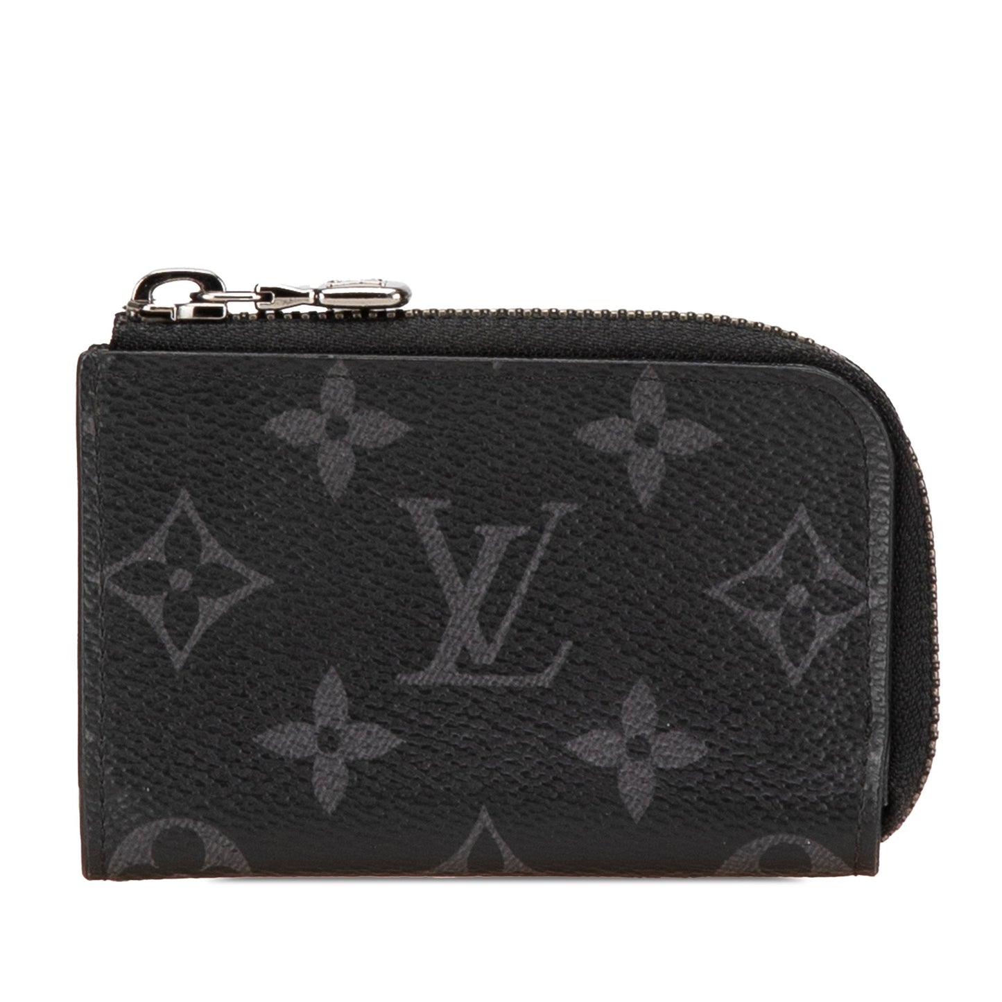 Louis Vuitton Monogram Eclipse Zippy Coin Purse Black