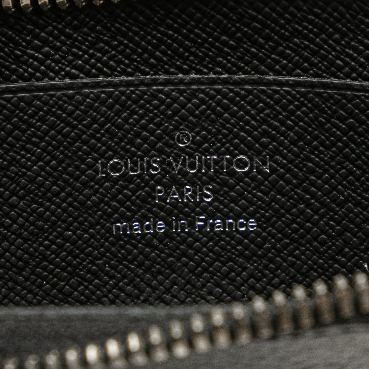 Louis Vuitton Monogram Eclipse Zippy Coin Purse Black